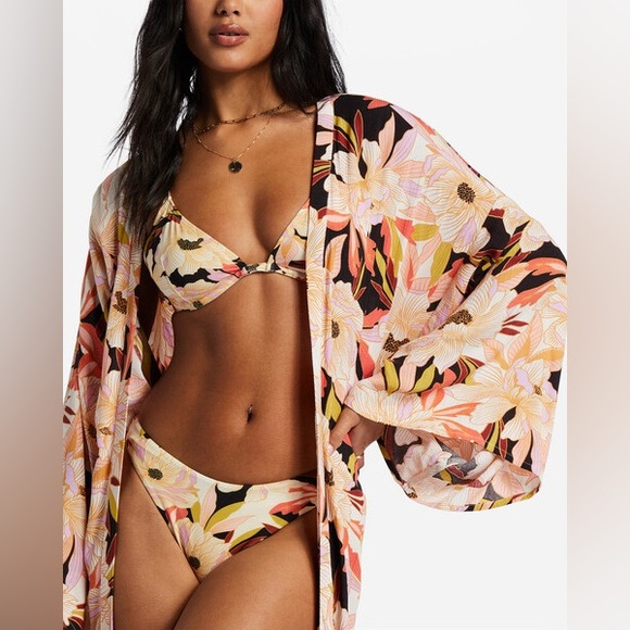 Head Over Heels Dress- Kimono Billabong NWT - Picture 2 of 8